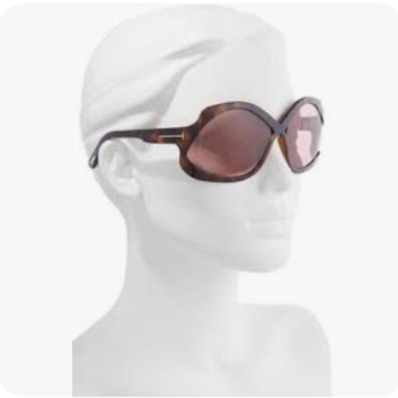 NWT!  TOM FORD UNISEX CHEYENNE 68MM SUNGLASSES Black - Picture 9 of 9